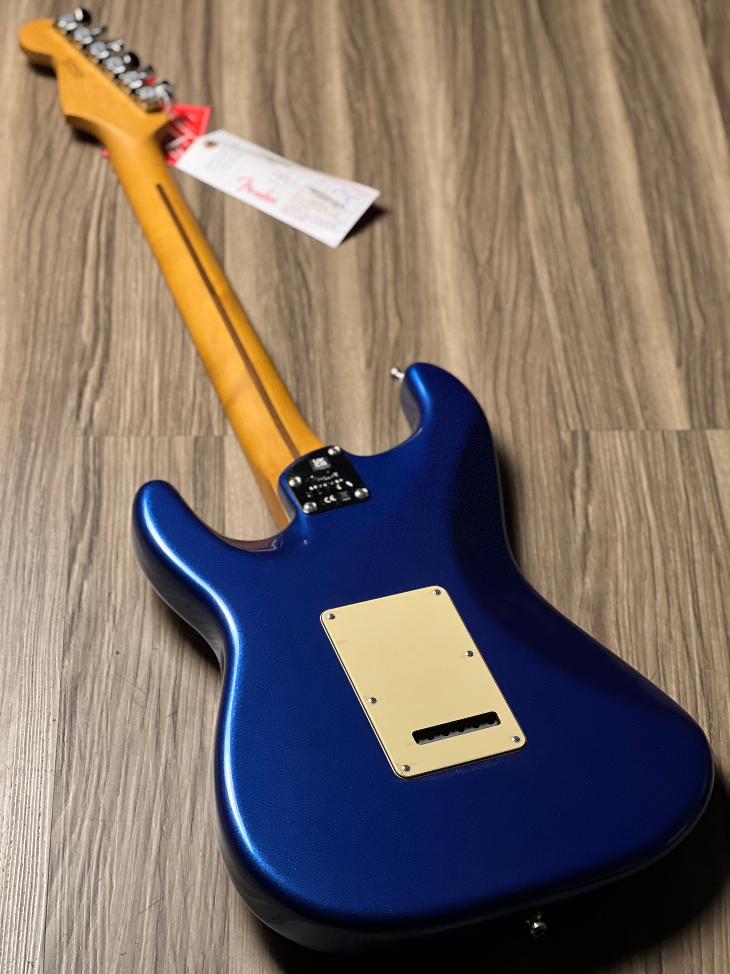 Fender American Ultra Stratocaster with Maple FB in Cobra Blue US23032026