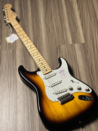 Fender Japan Traditional II 50s Stratocaster with Maple FB in 2 Tone Sunburst JD22023608