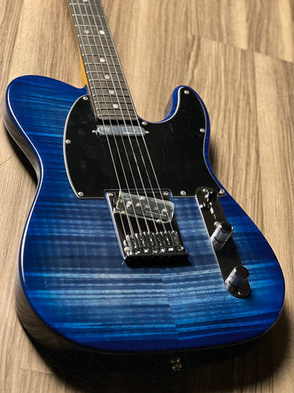 Fender American Ultra Limited Edition Telecaster with Ebony FB In Denim Burst US21014917