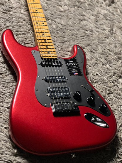 Fender American Ultra II Stratocaster HSS with Maple FB in Sinister Red US240038929