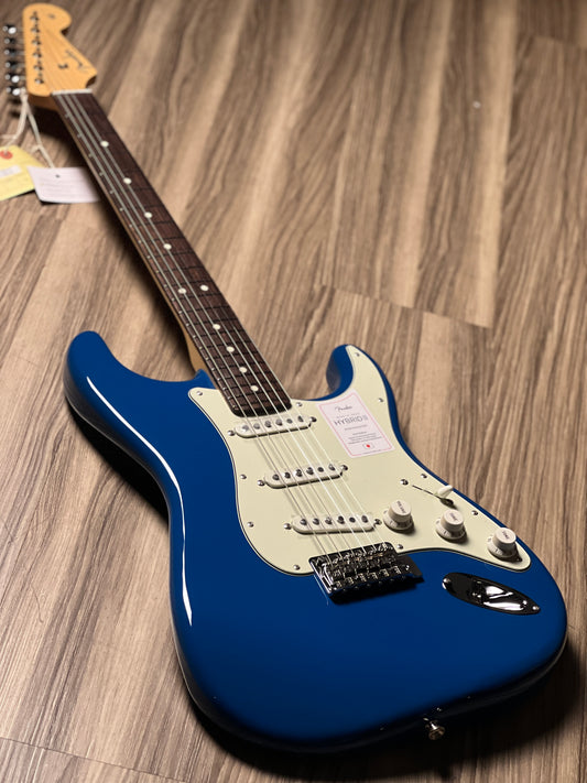 Fender Japan Hybrid II Stratocaster พร้อม Rosewood FB สี Forest Blue