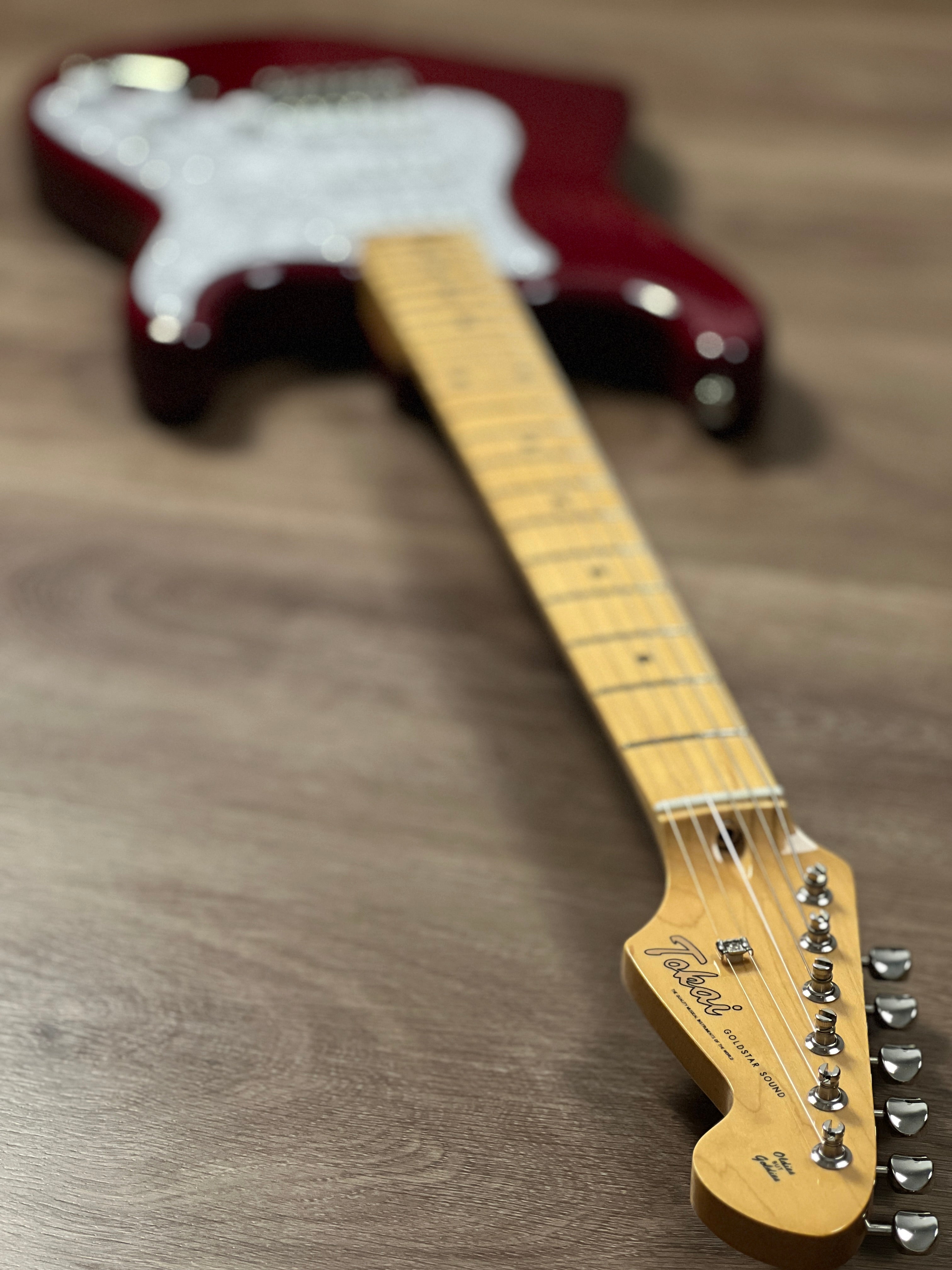 Tokai Japan Goldstar Sound AST-101/M in Seethru Dark Red 240217