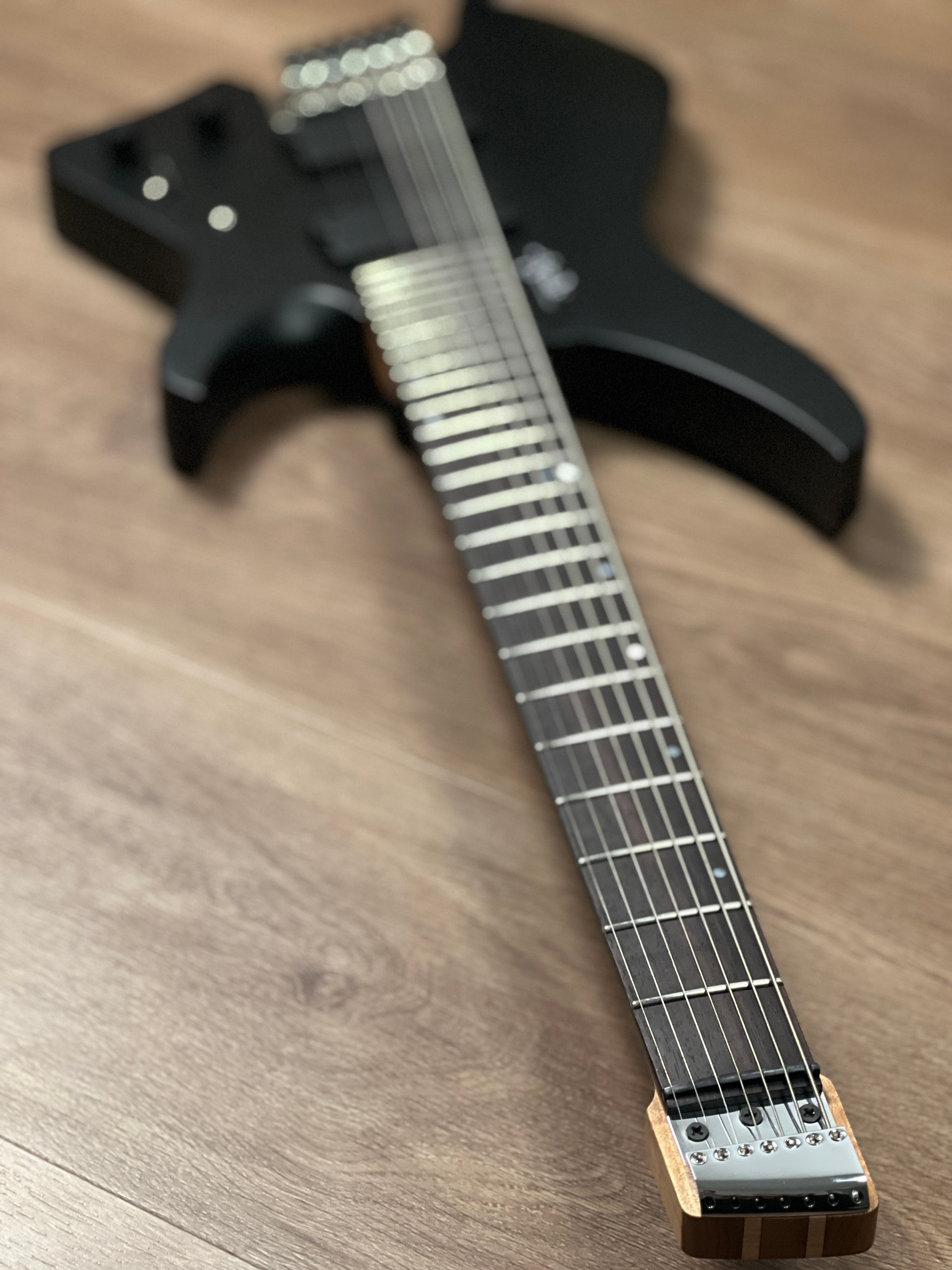Aguda Black Hole Custom 7-String in Satin Black (2025 Version