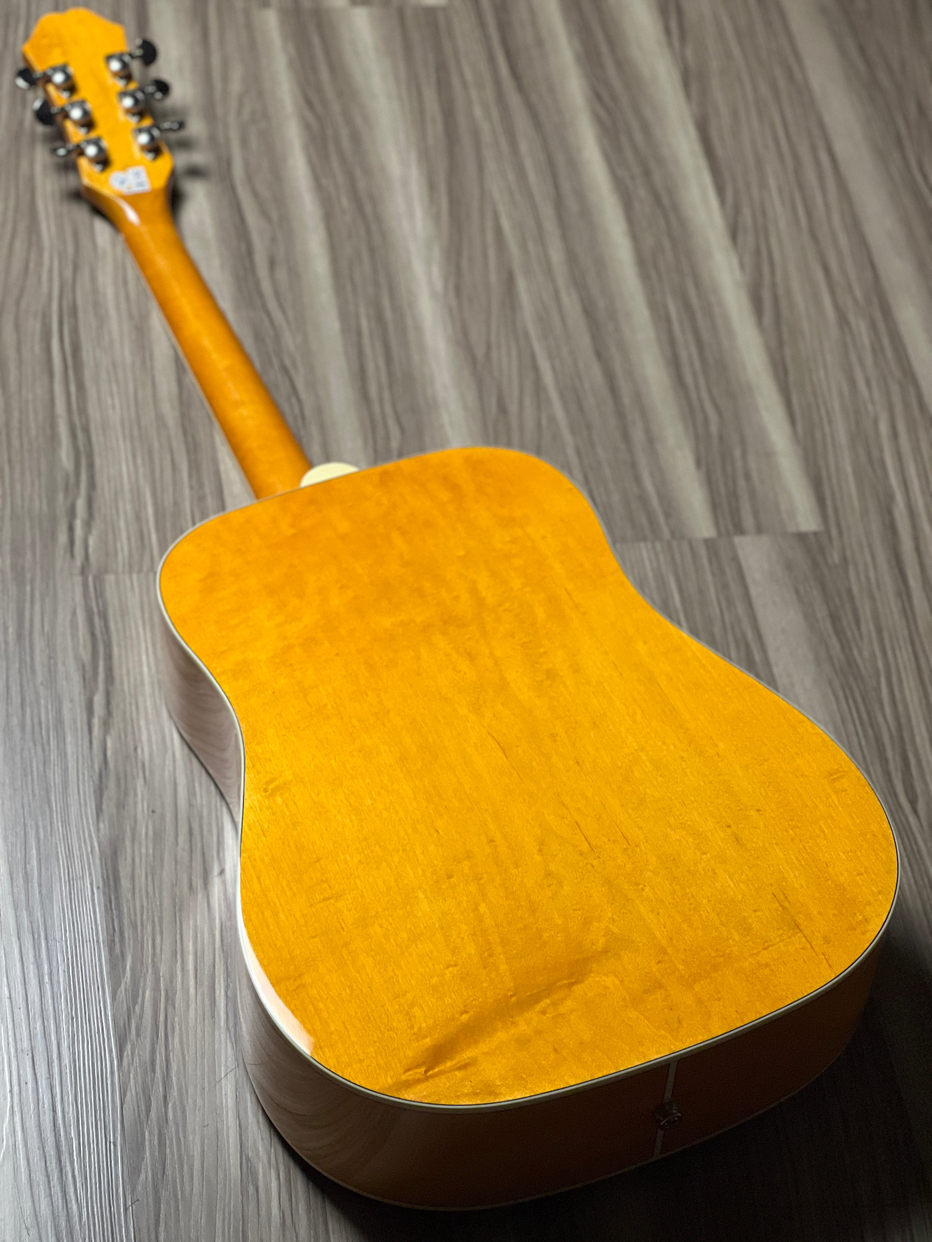 Epiphone Dove Studio Solid Top Fishman Sonitone In Vintage