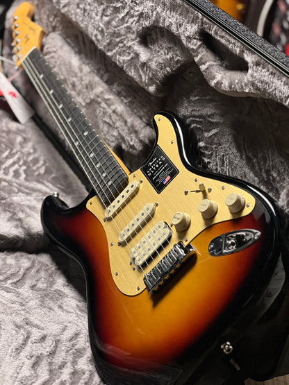 Fender American Ultra II Stratocaster HSS with Ebony FB in Ultraburst US240038922