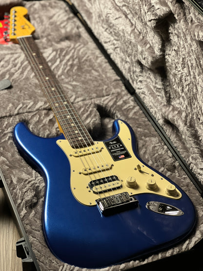 Fender American Ultra Stratocaster HSS - Cobra Blue with Rosewood Fingerboard US23029816