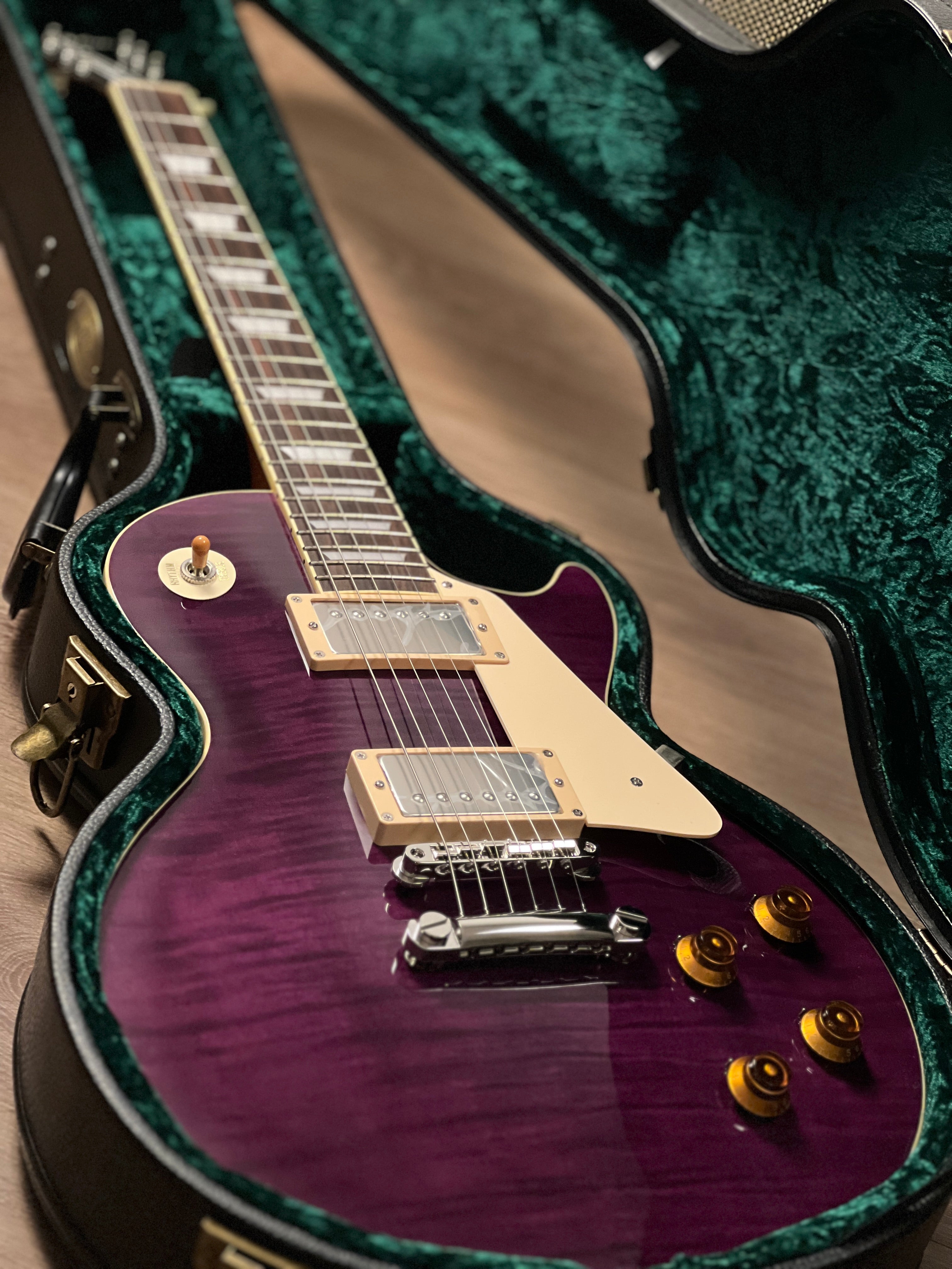 ギター Tokai Love Rock ls 101f? Tokai LS-101F Love Rock Japan in Seethru Purple 2449970
