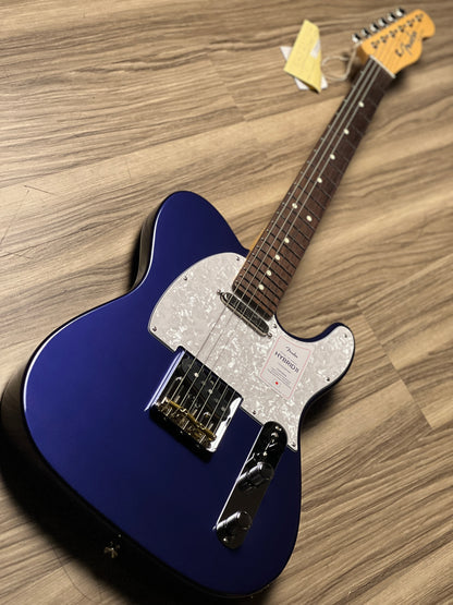 Fender FSR MIJ Hybrid II Telecaster with RW FB in Azurite Metallic JD24012691