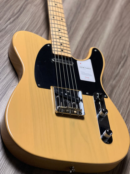 Fender Japan Heritage 50s Telecaster พร้อม Maple FB สี Butterscotch Blonde