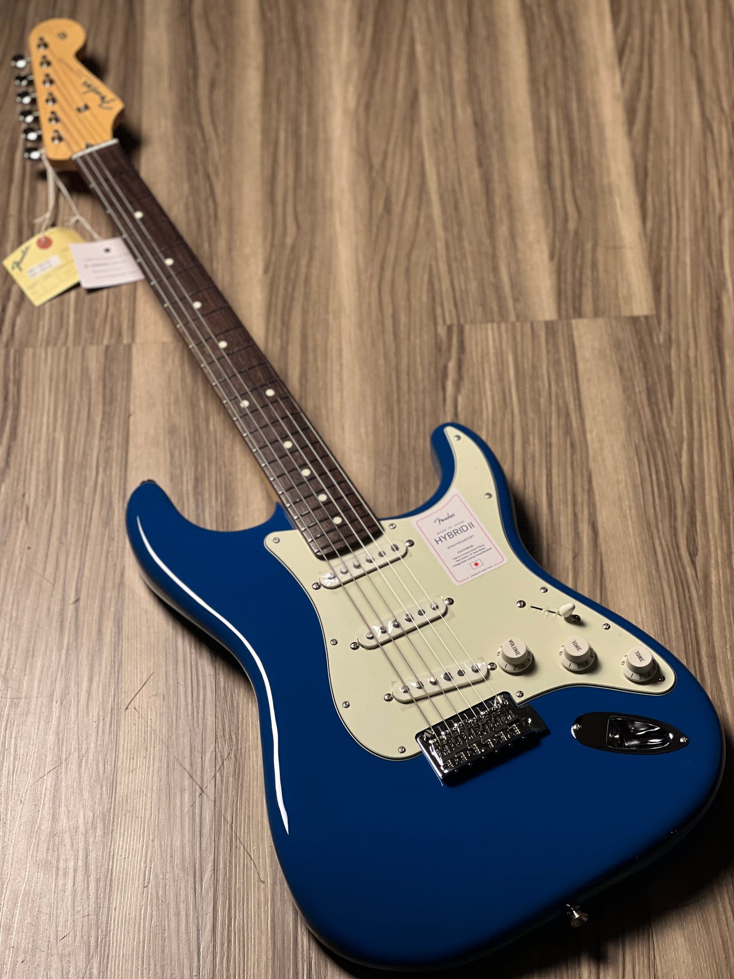 Fender Japan Hybrid II Stratocaster with Rosewood FB in Forest Blue JD23025227