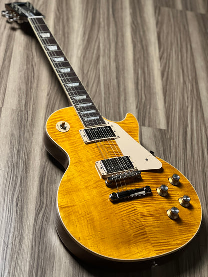 Gibson LP Standard 60s Figured Top in Honey Amber w/Case 216530269