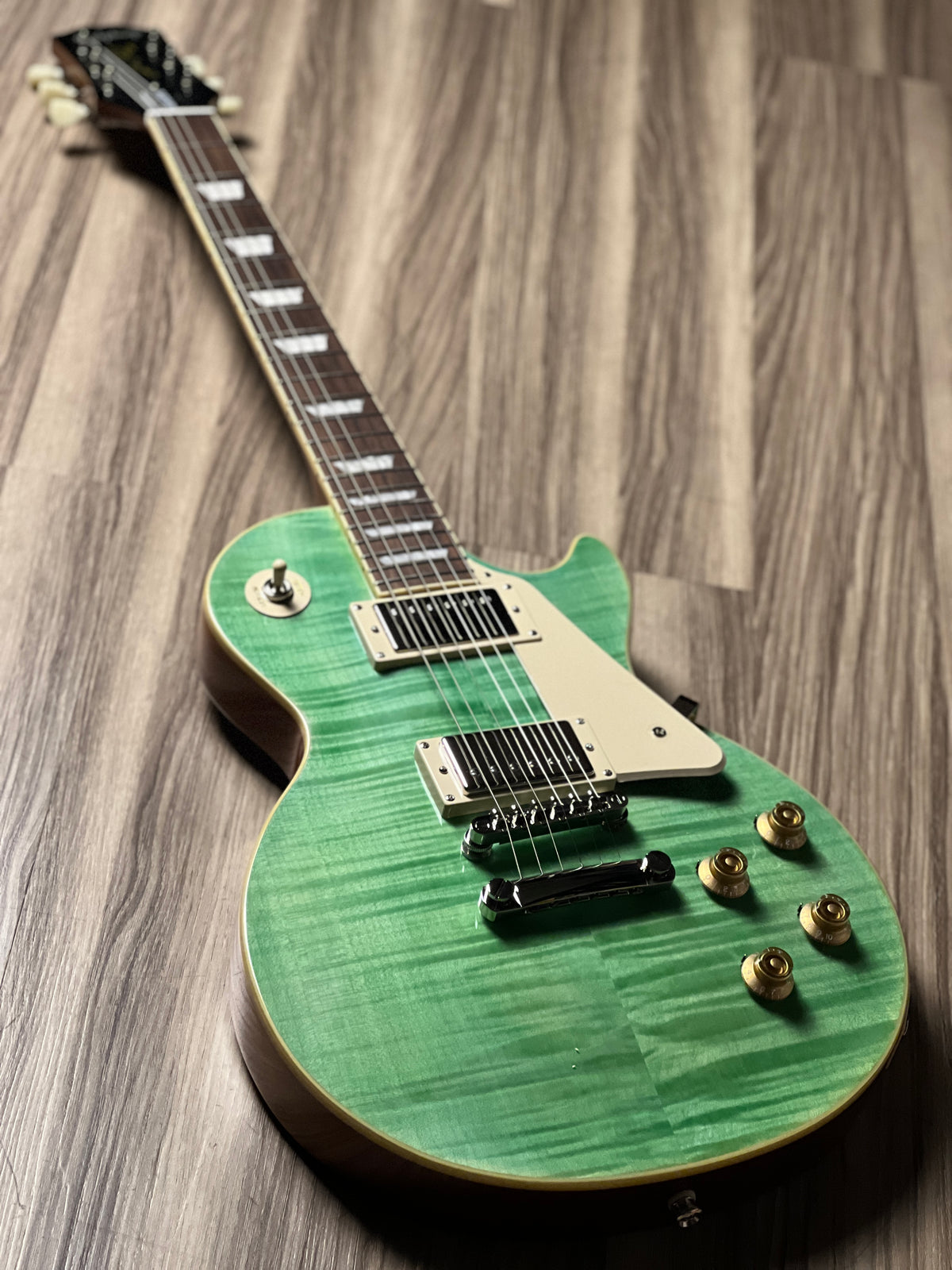 Epiphone Les Paul Standard 50s Figured in Seafoam Green 