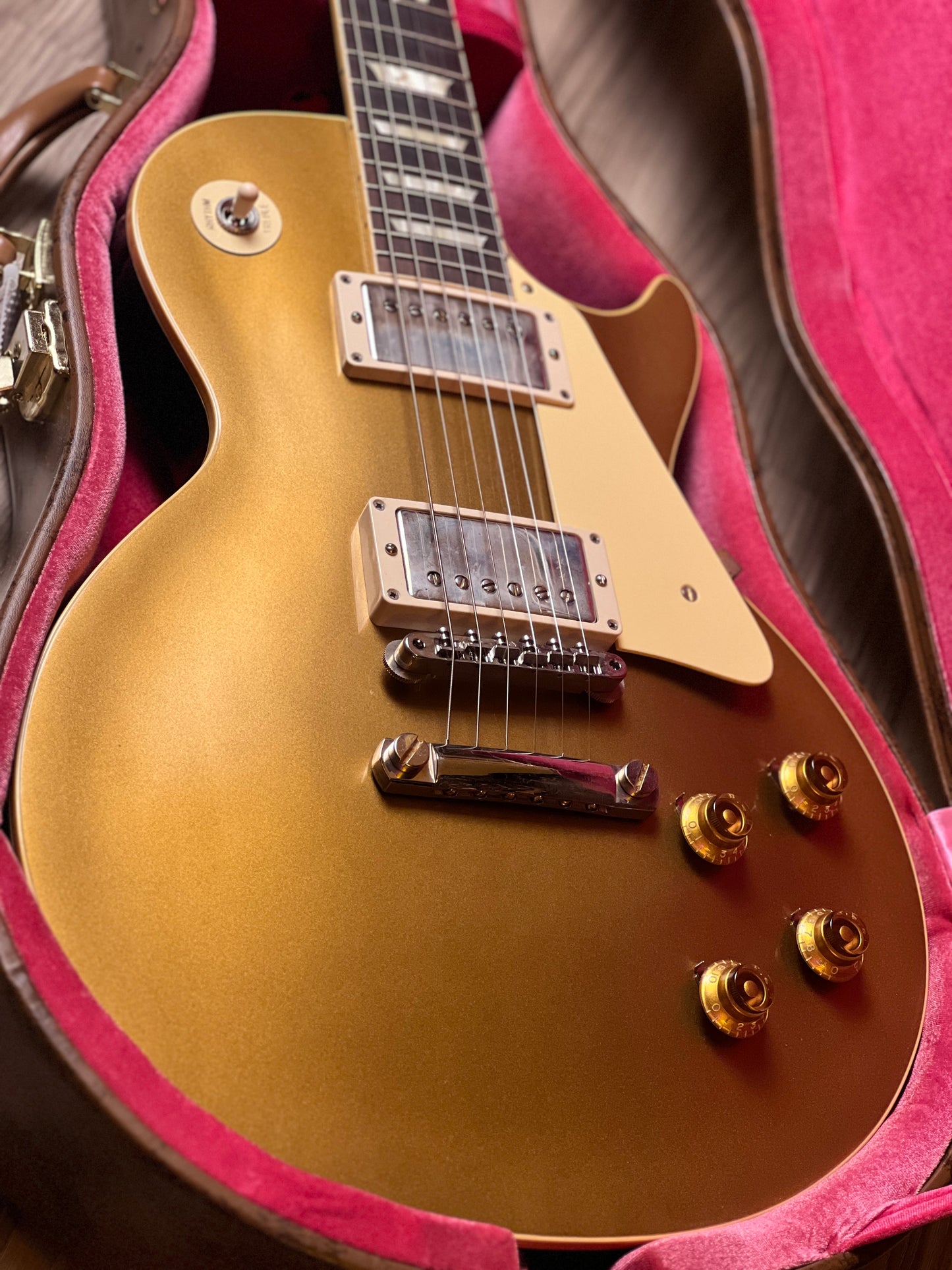 Gibson 1957 Les Paul Goldtop Darkback Reissue VOS in Double Gold 74496