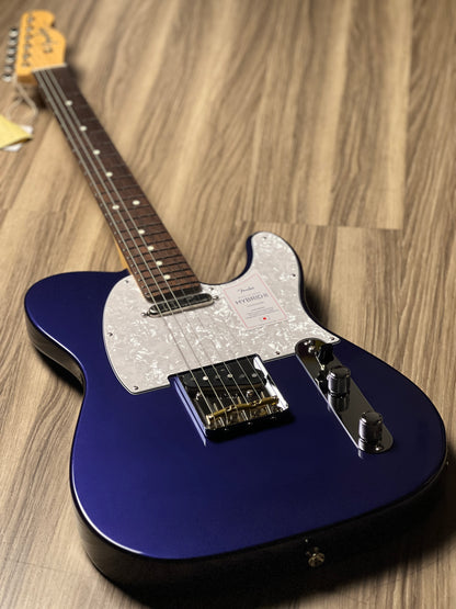 Fender FSR MIJ Hybrid II Telecaster with RW FB in Azurite Metallic JD24012691