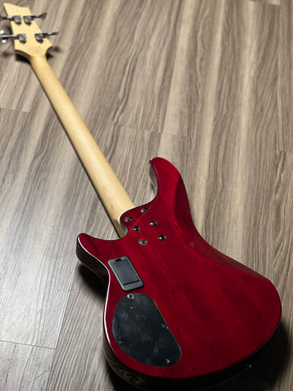 Schecter Omen Extreme 4 Electric Bass Black Cherry