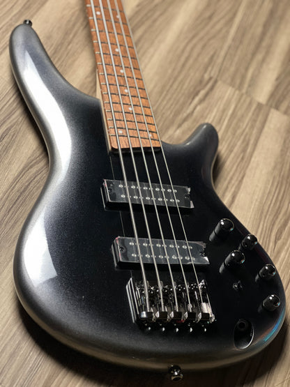 Ibanez SR305E-MGB 5-String Guitar in Midnight Gray Burst