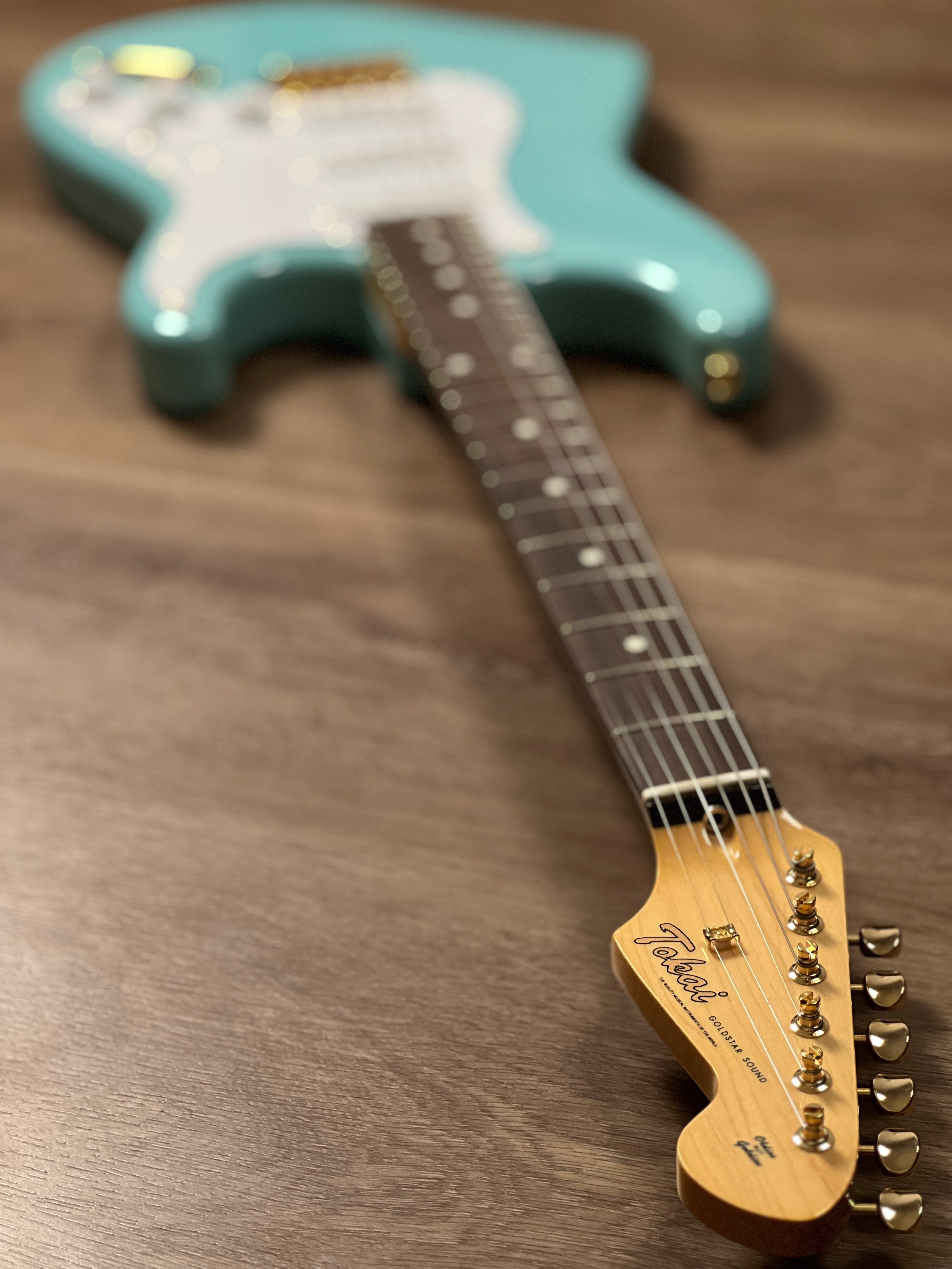 ■Tokai AST118 日本製 GOLDSTAR SOUND Tokai Japan Goldstar Sound AST-101G/R in Sonic Blue with Gold