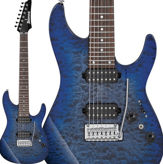 Ibanez Premium AZ427P2QM 7-string in Twilight Blue Burst