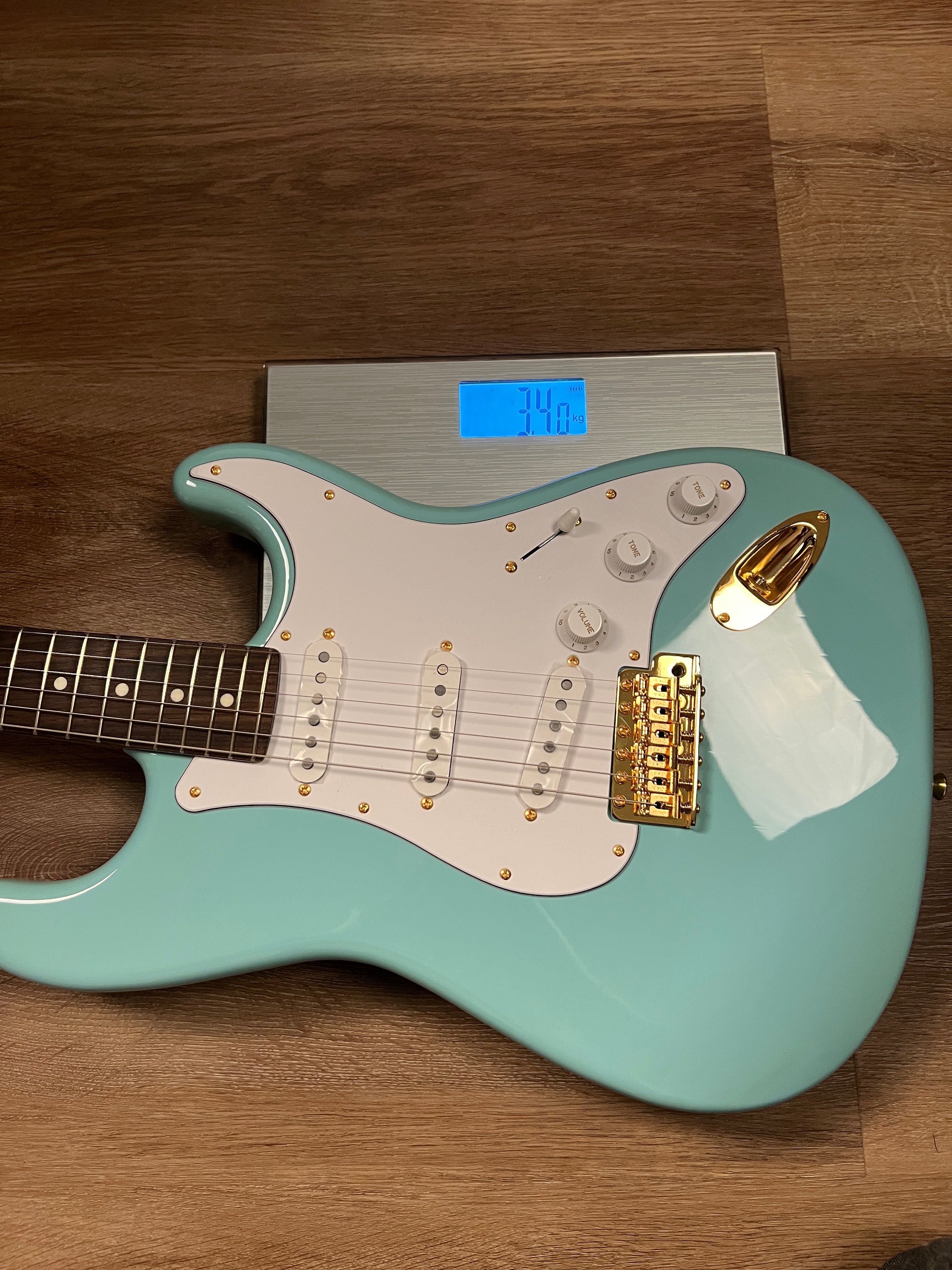 Tokai Japan Goldstar Sound AST-101G/R in Sonic Blue with Gold