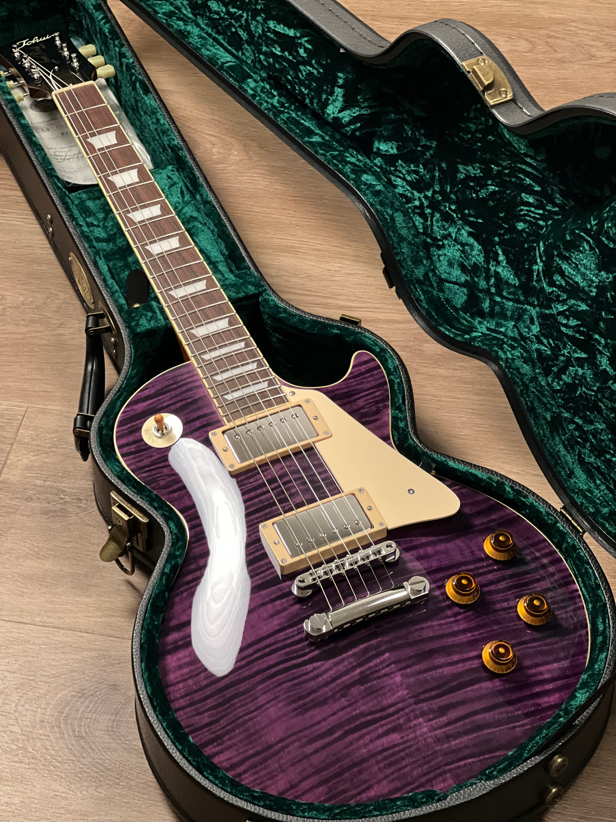 Tokai LS-101F Love Rock Japan in Seethru Purple 2348213 – nafiriguitar.com