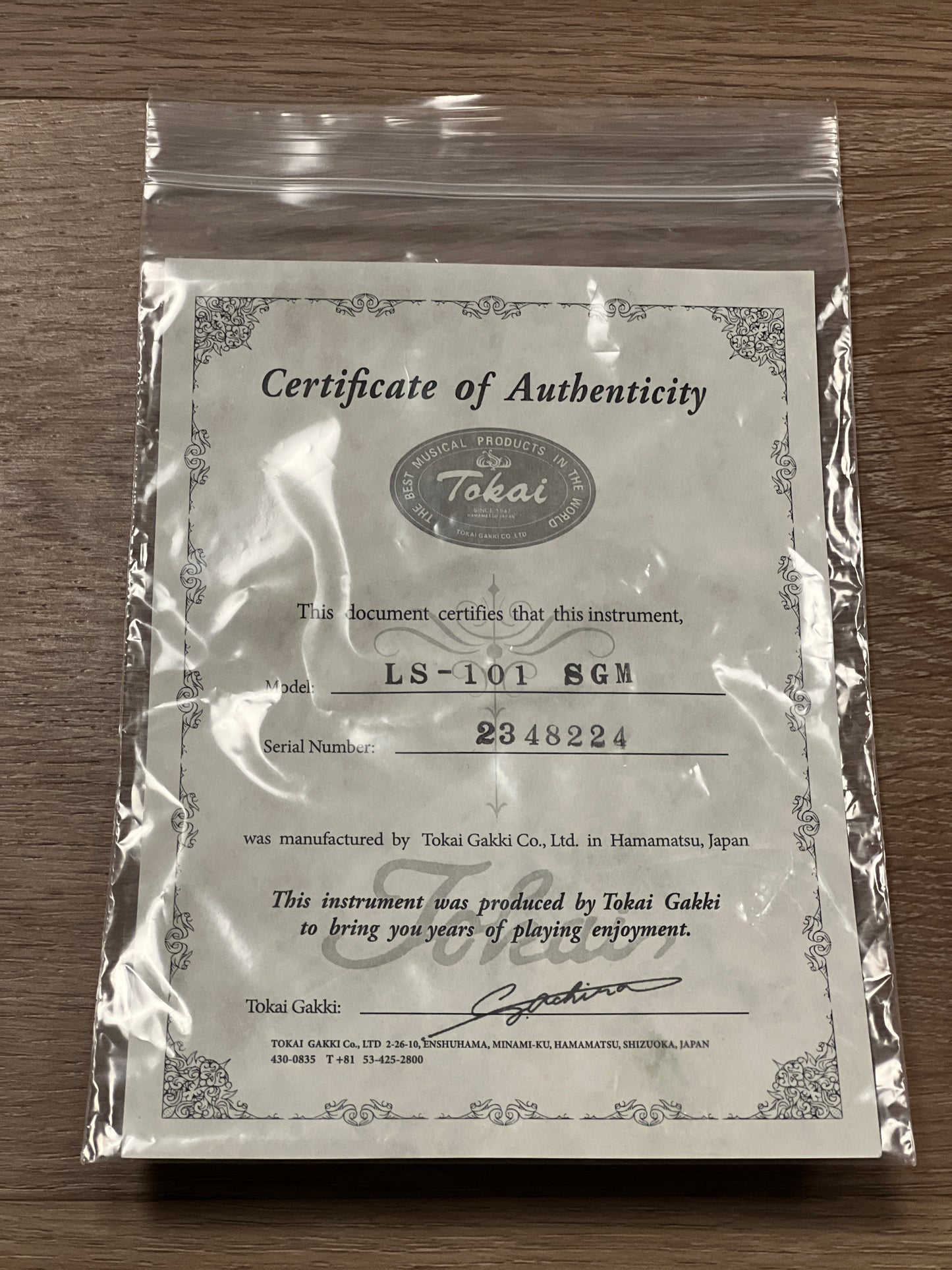 Tokai LS-101 Love Rock Japan in Sherwood Green Metallic 2348224