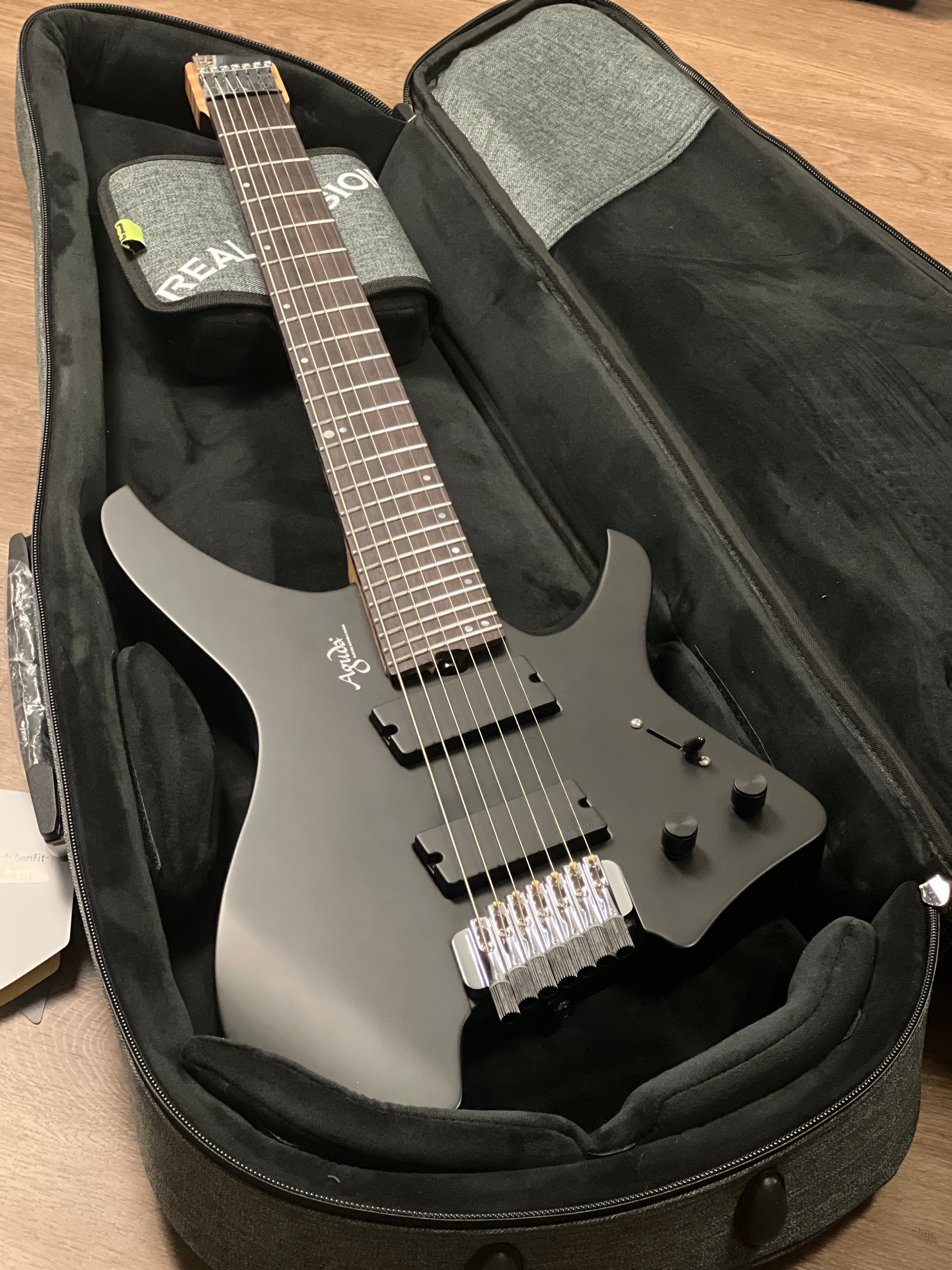 Aguda Black Hole Custom 7-String in Satin Black (2025 Version
