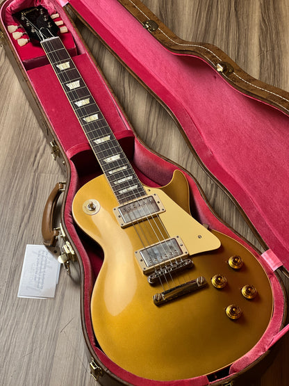 Gibson 1957 Les Paul Goldtop Darkback Reissue VOS in Double Gold 74496