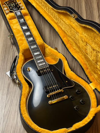 Gibson Custom 1954 Les Paul Custom Staple Pickup Reissue VOS in Ebony 44233