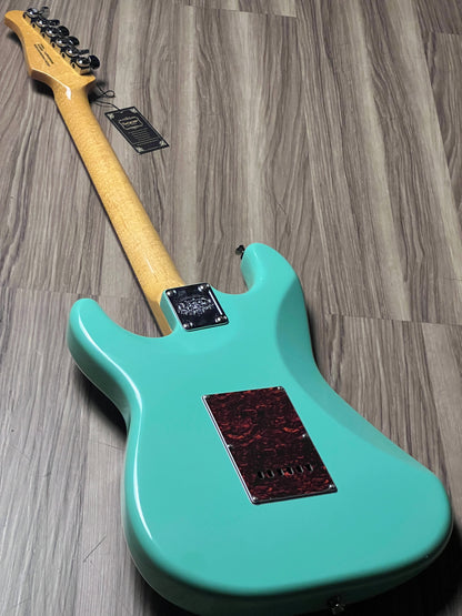 SQOE SEST1000 HSS Custom Shop Series in Seafoam Green Limited Edition with Hardshell Case