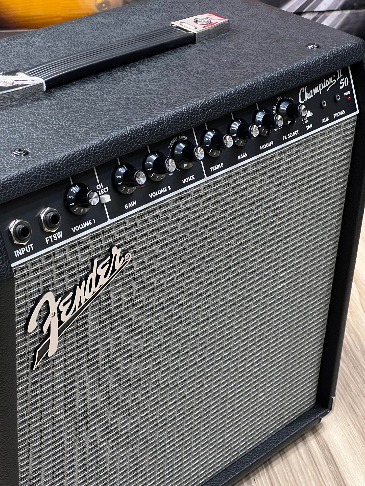 Fender Champion II 50 Guitar Combo Amplifier, 230V EU