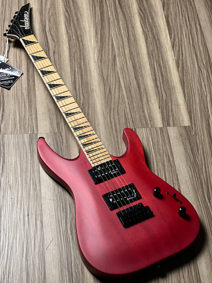 Jackson JS Series Dinky Arch Top JS24 DKAM with Caramelized Maple FB In Red Stain