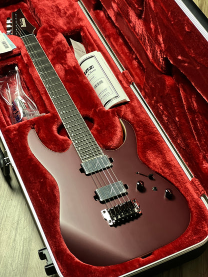 Ibanez Prestige RG5121-BCF in Burgundy Metallic Flat with Case F2418689