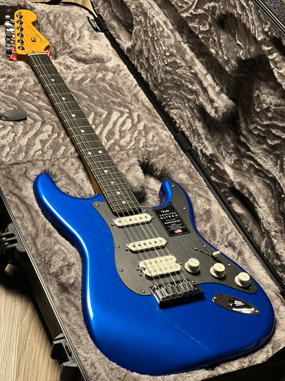 Fender American Ultra II Stratocaster HSS with Ebony FB in Noble Blue US240034640