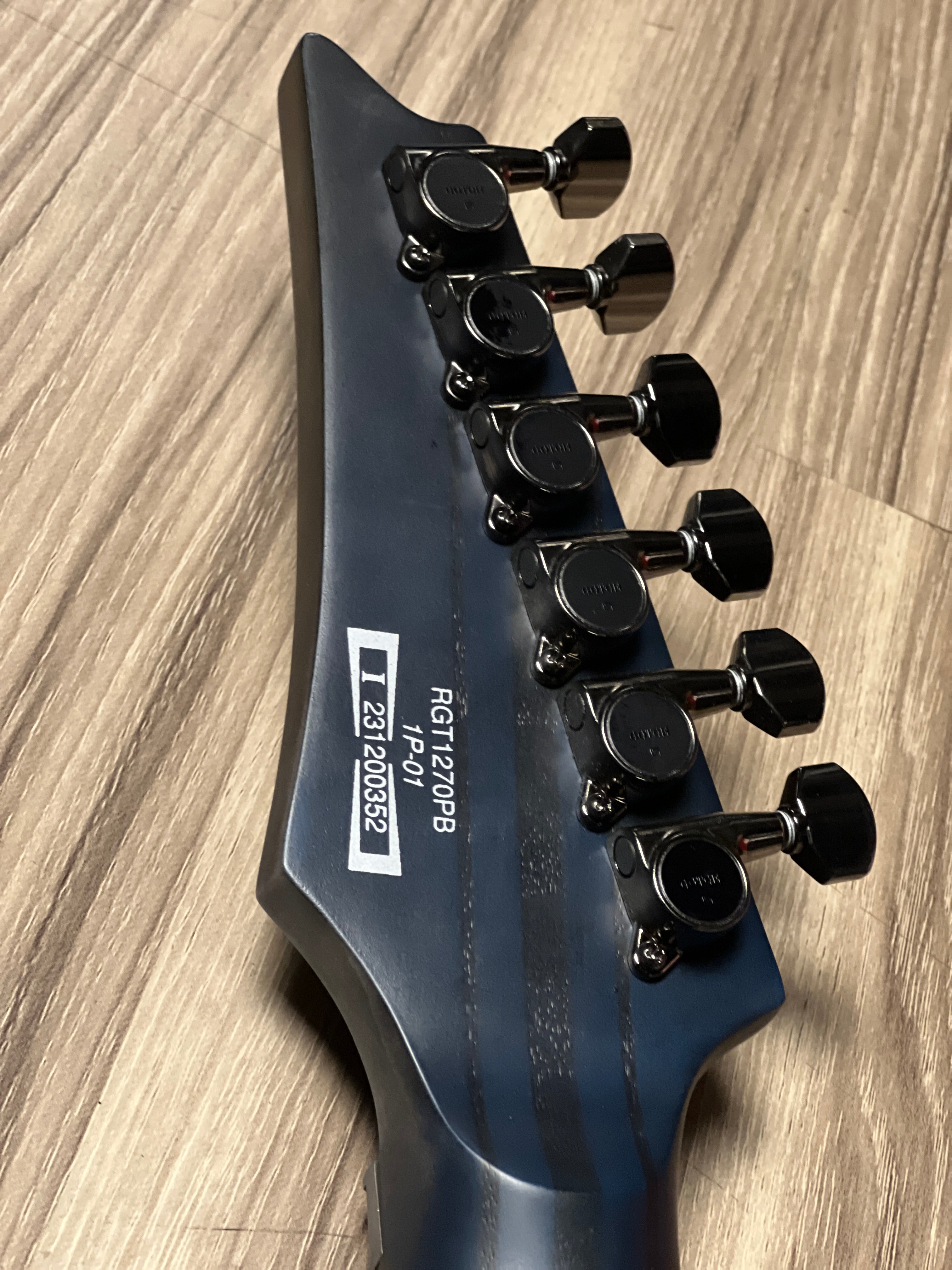 Ibanez RGT1270PB-CTF with Gig Bag in Cosmic Blue Starburst Flat