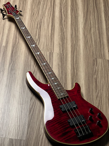 Schecter Omen Extreme 4 Electric Bass Black Cherry