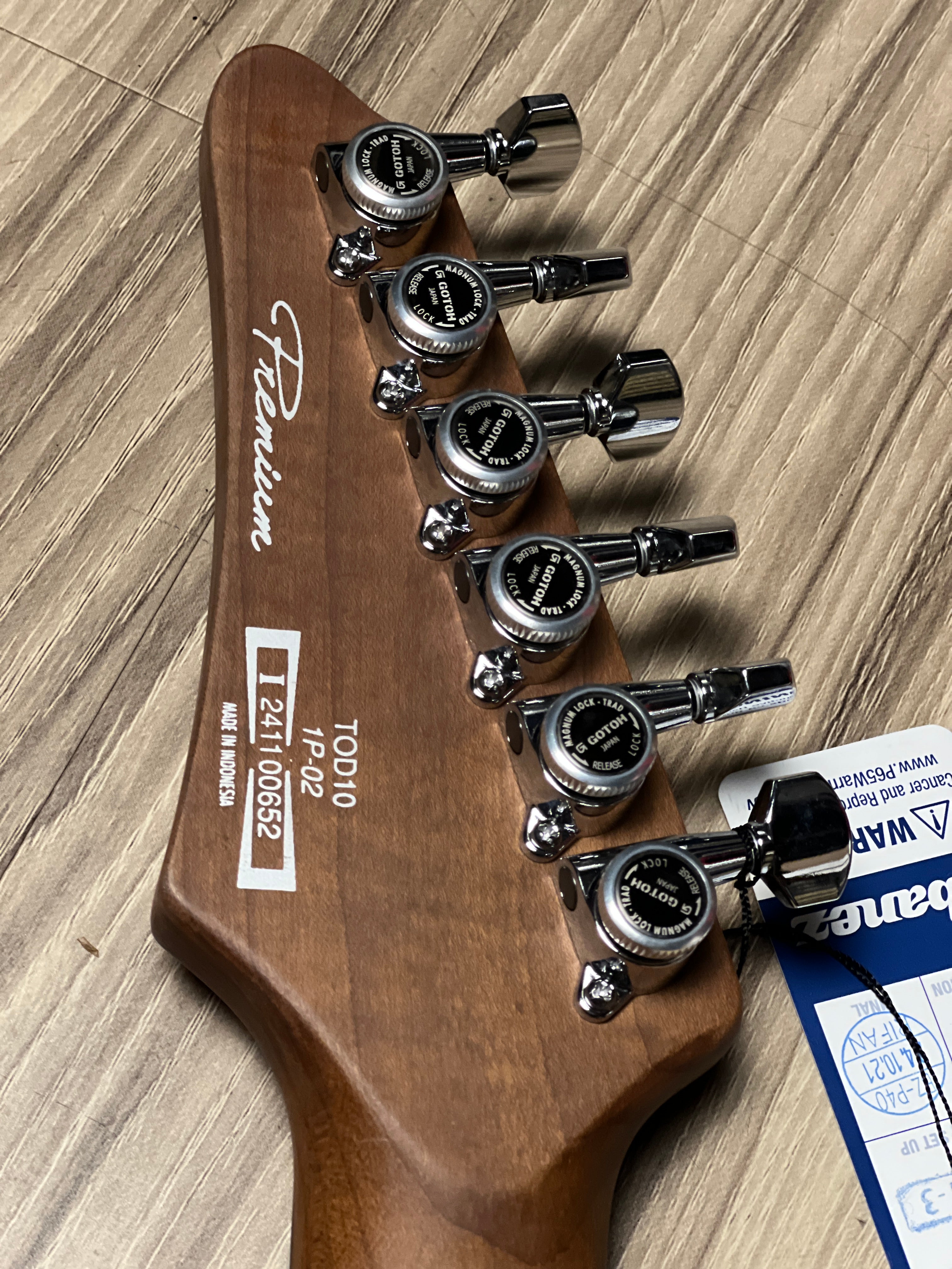 Ibanez TOD10 Tim Henson Signature in Metallic Mauve 241100652