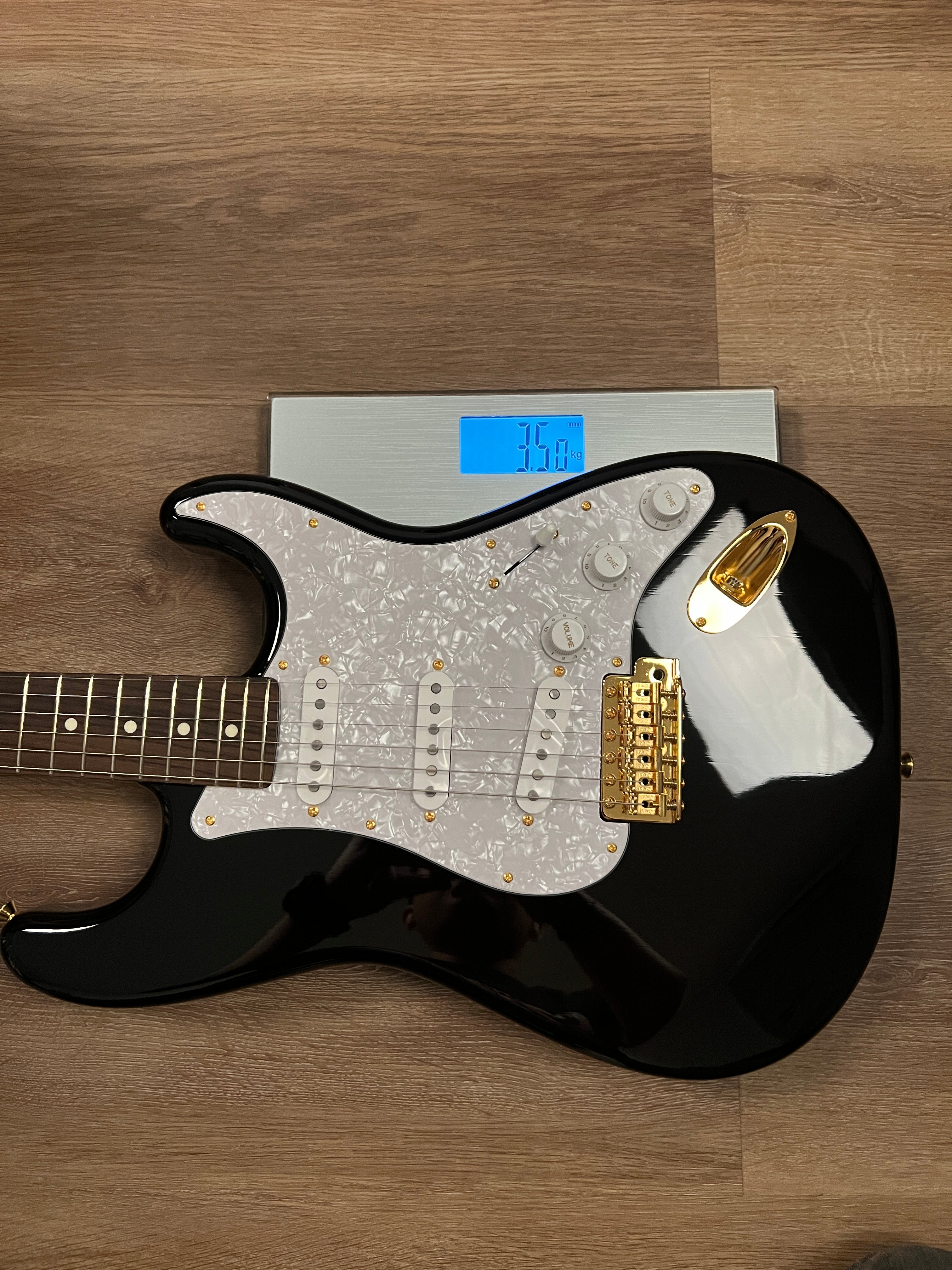 Tokai Japan Goldstar Sound AST-101G/R in See Thru Black with Gold