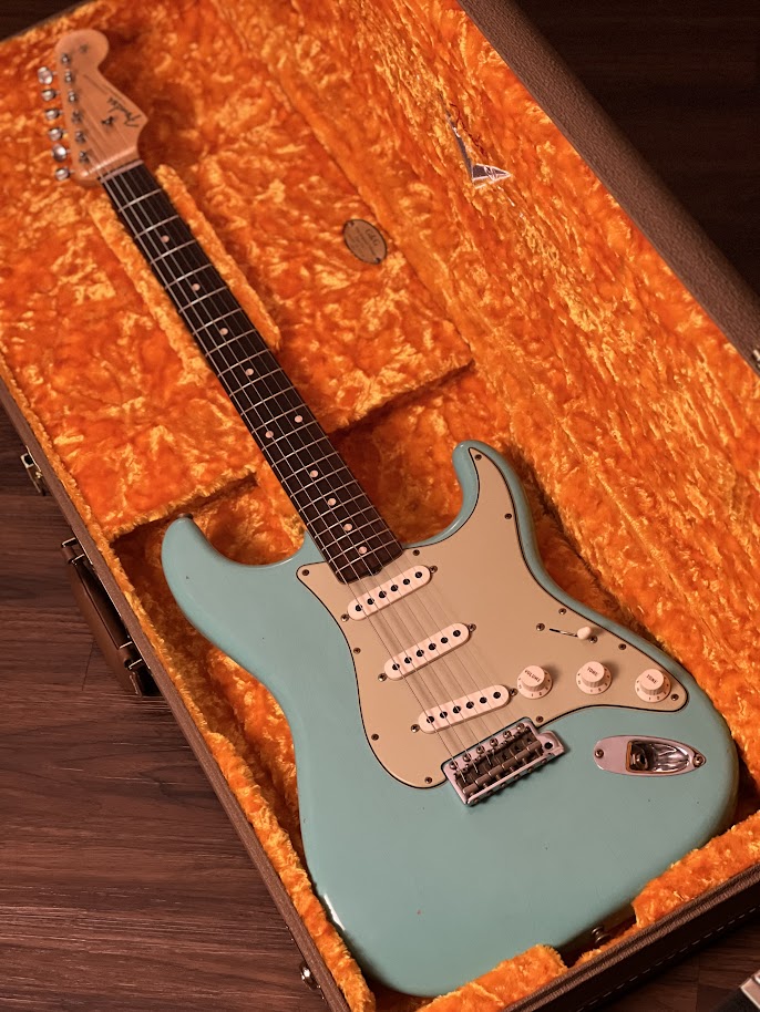Fender Custom Shop 1962 Stratocaster Journeyman Relic Faded Sea Foam Green R119647