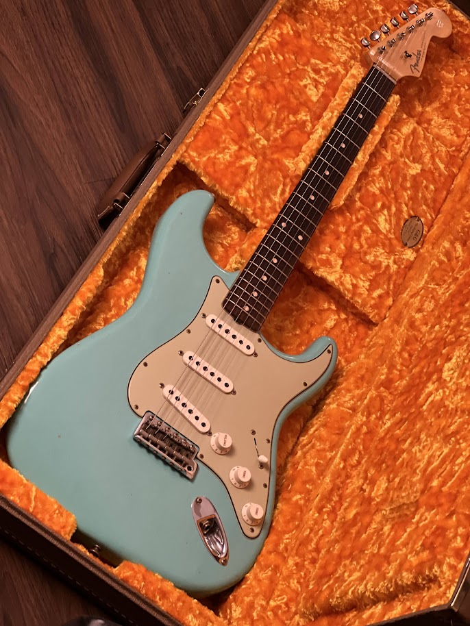 Fender Custom Shop 1962 Stratocaster Journeyman Relic Faded Sea Foam Green R119647