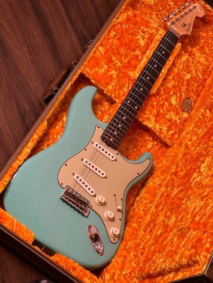 Fender Custom Shop 1962 Stratocaster Journeyman Relic Faded Sea Foam Green R119647