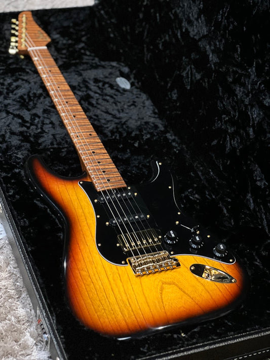 Suhr Classic Antique Custom 3 Tone Burst with Gold Package