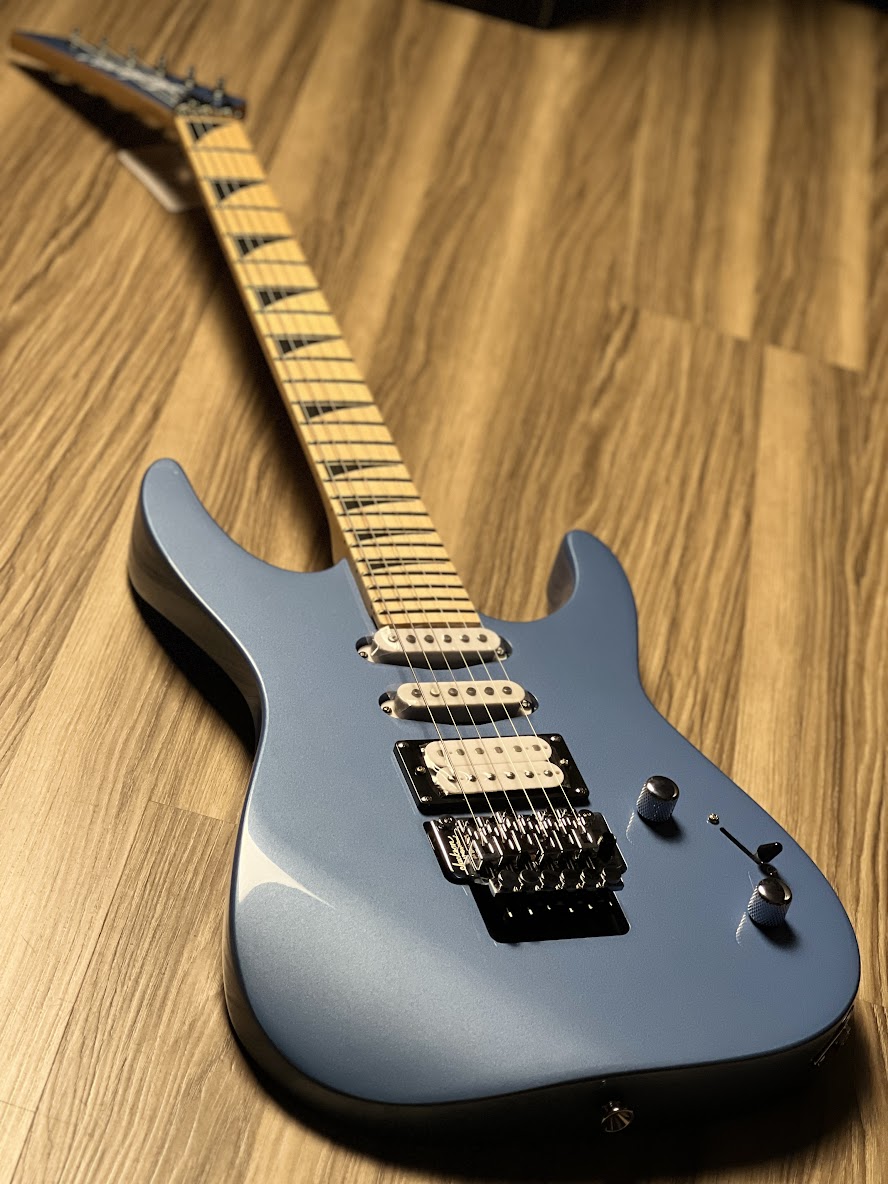 Jackson X Series DK3XRM HSS with Maple FB in Frostbyte Blue