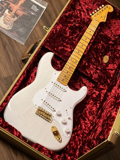 Fender Custom Shop Limited Edition 70th Anniversary 1954 Stratocaster in White Blonde with Gold Hardware 4194