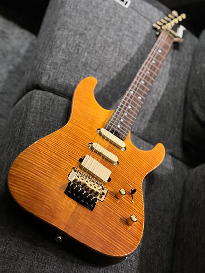 Soloking MS-1 Custom 22 HSS FR Elite in Amber Nafiri Special Run