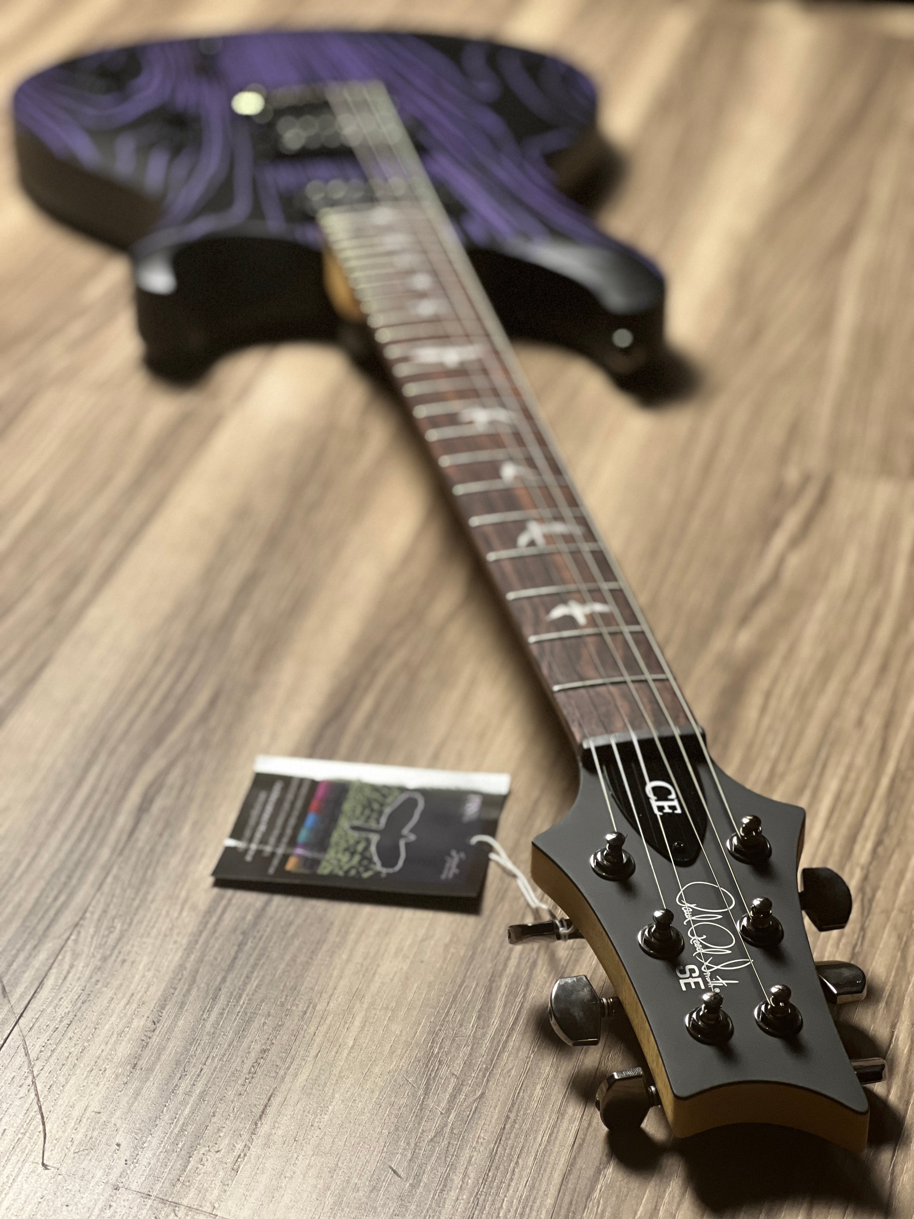 PRS SE CE24 Sandblasted Limited Edition In Purple – nafiriguitar.com