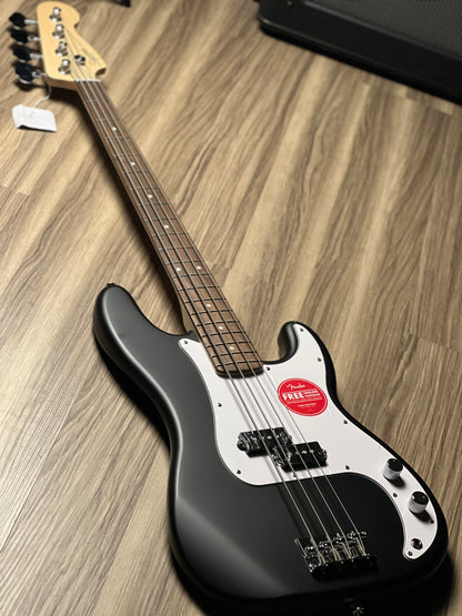 Squier Debut Series Precision Bass with Laurel FB in Black