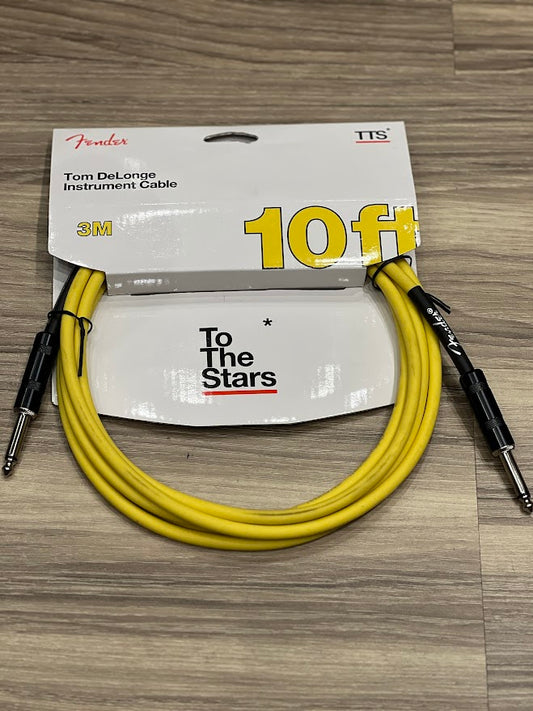 Fender Tom DeLonge To The Stars 10ft Instrument Cable Graffiti Yellow