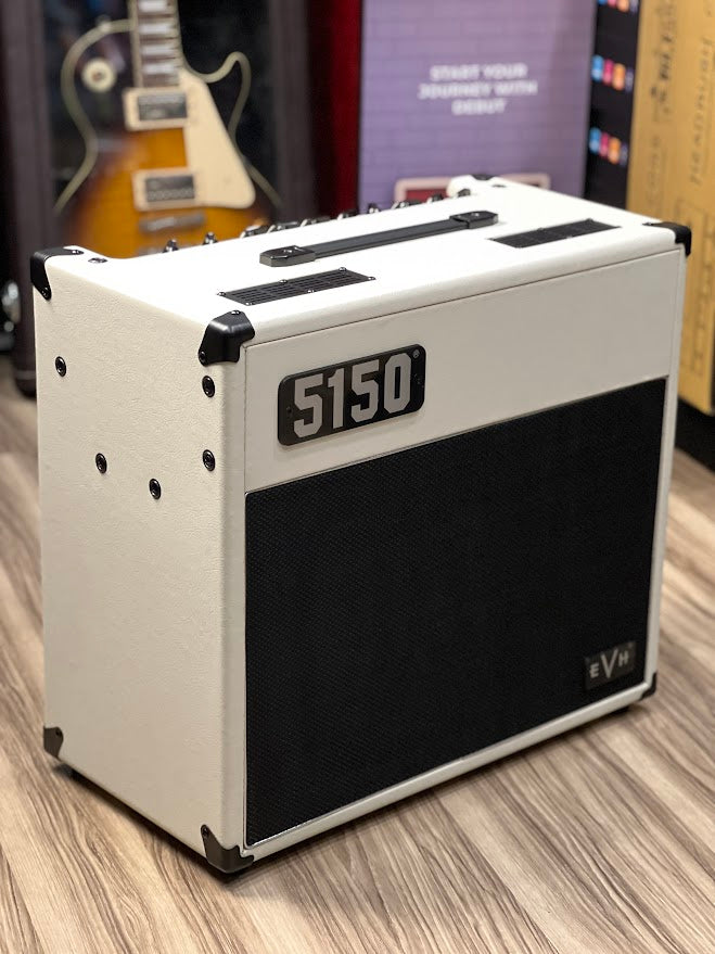 EVH 5150 Iconic 15W 1x10 Guitar Amplifier Ivory 230V UK