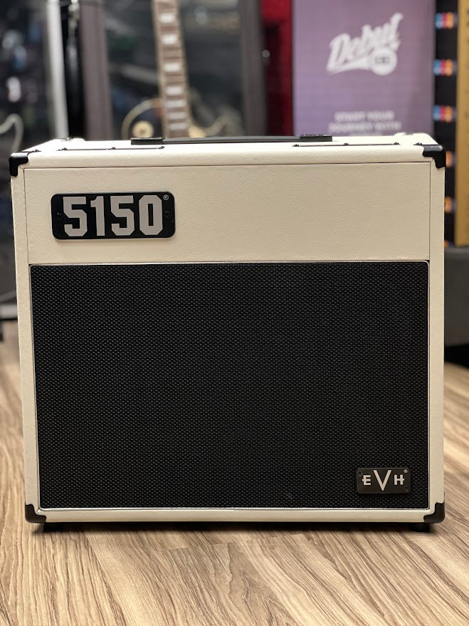 EVH 5150 Iconic 15W 1x10 Guitar Amplifier Ivory 230V UK