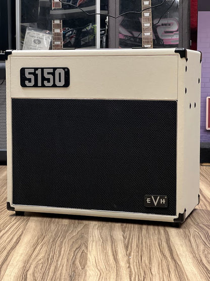 EVH 5150 Iconic 15W 1x10 Guitar Amplifier Ivory 230V UK